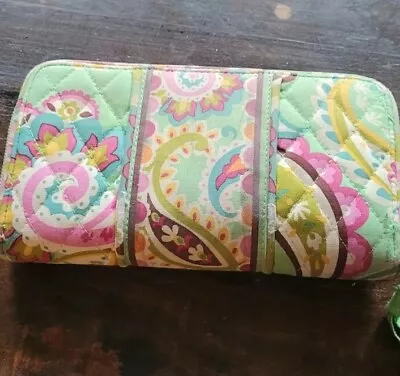 Vera Bradley Multicolored Fabric Clutch Wallet • $9.95