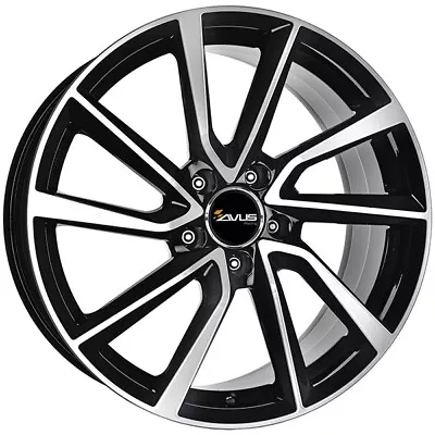 Alloy Wheel Avus Ac-518 For Mazda 6 8x19 5x114.3 Black Polished Cxl • $729.30