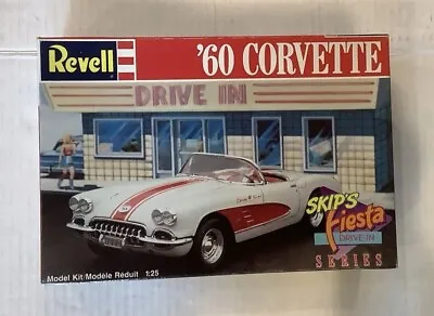 Revell ‘60 Corvette Skip’s Fiesta Drive-In Series 1:25 Scale #7164 Made In USA • $9.99