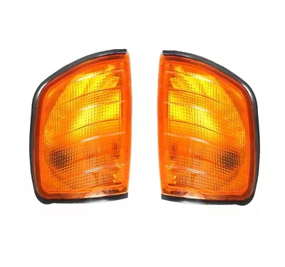 $39.99 • Buy 2x Front Turn Signal Corner Amber Light Lamp Fits Mercedes Benz E W124 85-95