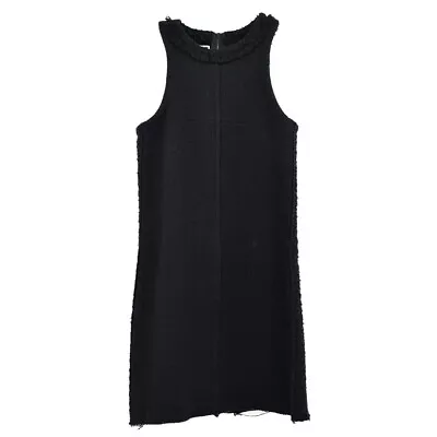 Chanel Sport Line Sleeveless Dress Black 08A #36 171664 • $918