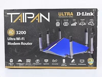 D-Link DSL-4320L Taipan AC3200 Ultra Tri-Band Wi-Fi Modem Router (Untested) • $88.88