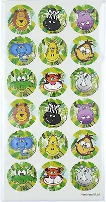 £1.99 • Buy 180 Jungle Zoo Animal Stickers Children Kids Birthday Party Bag Fillers
