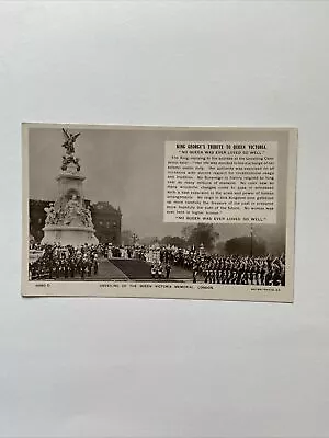 Antique Royalty King Georges Tribute To QUEEN VICTORIA POSTCARDS • £5
