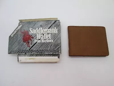 Vintage Saddleman's Wallet From Marlboro Genuine Leather Unused • $8