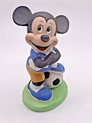 Vintage UCGC Mickey Mouse Soccer Figurine Disney Giftware 4  Tall • $9.99