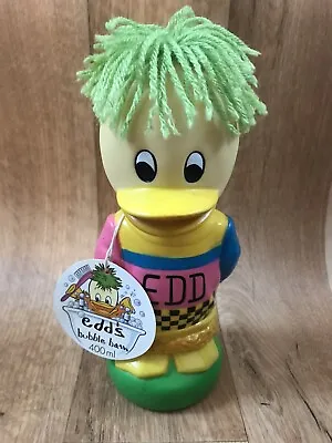 Edd The Duck BBC 1990  Full Bubble Bath Bottle Figure With Tag • £13.99