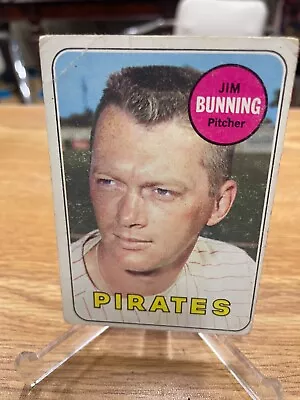 1969 Topps #175 Jim Bunning • $1.25