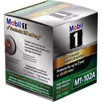 M1-102A Mobil 1 EP Oil Filter Protects Up To 1 Year Or 32000KM HP1002 Z418 Z632 • $21