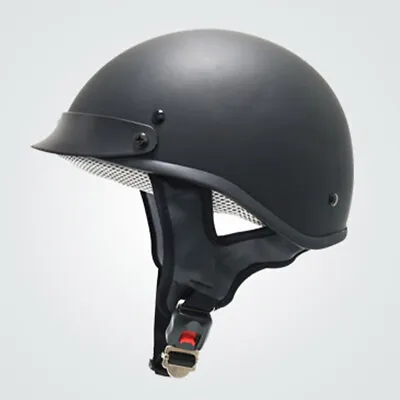 M/L/XL DOT Helmet Motorcycle Half Face Helmet Mopeds Scooter Inner Visor Matt • $43.99