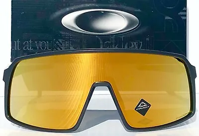 NEW* Oakley SUTRO Carbon Black 24K Gold Iridium Lens Sunglass 9406 05 Mahomes • $148.87