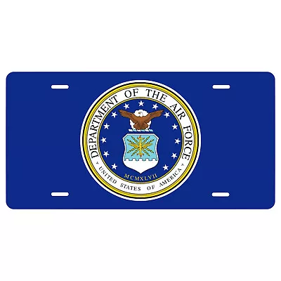 $14.95 • Buy Personalized Custom US Air Force Novelty Front License Plate - Military -Picture
