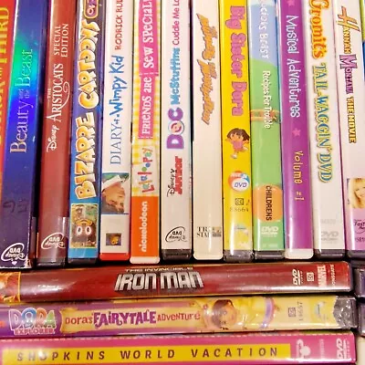 DVDs | Children's | Kids | Family | Live Or Animation | USED Or NEW U-Pick Lot C • $4.99