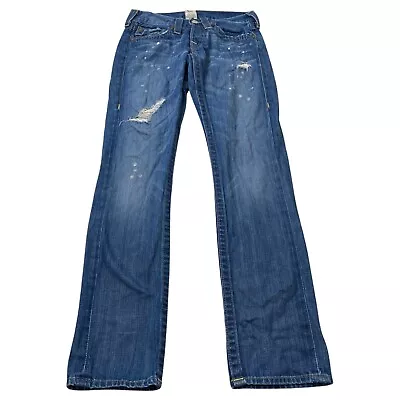 True Religion Jordan Jeans 24 Straight Y2K Women • $31