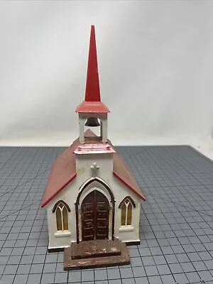 Vintage Plastic Musical Lighted Christmas Church Silent Night  By Bush/Chicago  • $17