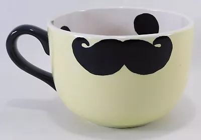 Handlebar Moustache Large Mug Cup - Funny Mens Hipster Beard • $8.95