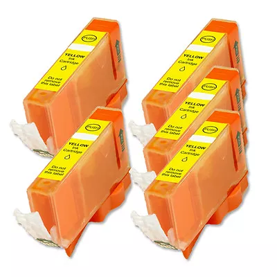 5 PK YELLOW Ink Cartridge W/ Chip Fits Canon CLI-226 MX892 MG6120 MG6220 MG8120 • $8.77