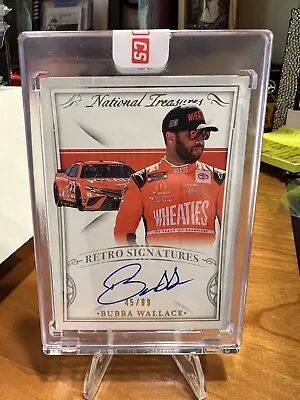 $15 • Buy Bubba Wallace 2022 National Treasures Racing Auto Retro Signatures Wheaties /99