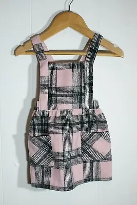 Matalan Baby Check Tartan Dress -pink- Age 12-18 Months (na115) • £3.99