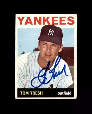 Tom Tresh Signed Authentic 1964 Topps New York Yankees Autograph • $16