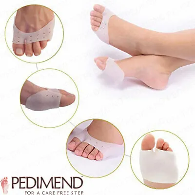 2 X GEL METATARSAL SORE BALL OF FOOT PAIN CUSHIONS Pads Insoles Forefoot Support • £6.49