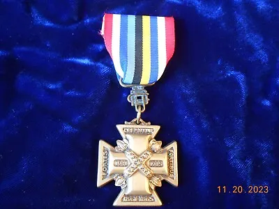 WWII United Daughters Of The Confederacy UDC Military Service Cross Medal 16454 • $149.99