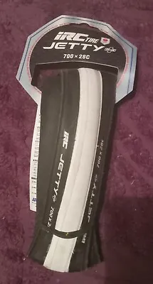 IRC TIRE JETTY PLUS White 700 X 28c Road Bike Tire Brand New • $25