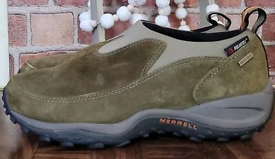 Merrell Womens Polartec Waterproof Moc Thinsulate Olive Green US 7.5 EUR 38 • $40