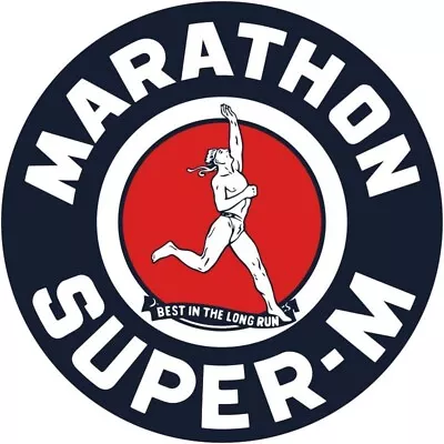 Marathon Super-M Gasoline NEW Metal Sign: 14  Dia. Steel Round Style • $54.88