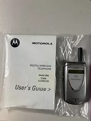 Motorola V Series V60 I (C) / V60i(C) - Silver (Verizon) Very Rare Phone  • $12.50