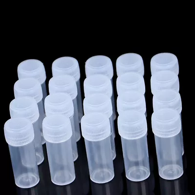 5ml Plastic Sample Bottle Test Tube Mini Small Bottles Vials Storage Containe~gw • $7.49