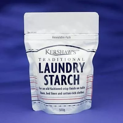 £16.99 • Buy Kershaw's Traditional Laundry Starch 500g (For Crisp Bed Linen)