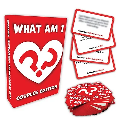 £4.99 • Buy WHAT AM I - Couples Game, Valentines,Stocking Filler, Wife, Husband, Boyfriend, 