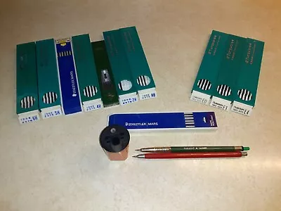 Turquoise/Staedtler (Vintage) Mechanical Pencil & Lead Lot - For Mylar & Vellum • $19.95