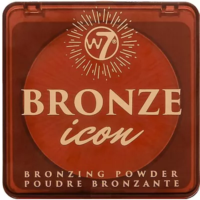 W7 Bronze Icon Super Buildable Longwear Bronzing Pressed Powder Vegan *NEW* • £5.49