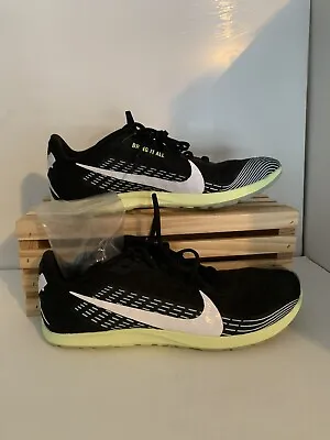 Nike Women’s  Zoom Rival XC Spike Black Barely Volt Size 9/Youth 7.5  AJ0854-003 • £47.51