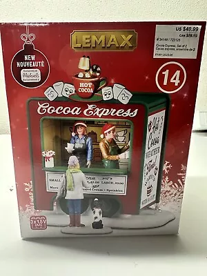 Lemax Christmas Village “Cocoa Express Set Of 2” #34149 -BRAND NEW- • $20