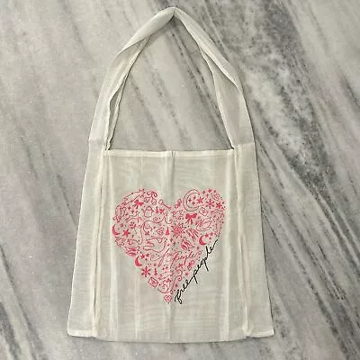 Free People Christmas Mesh All Purpose Tote Bag (shopping Grocery Beach Etc) • $4.99