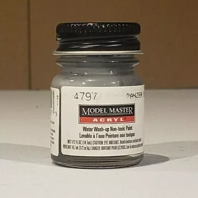 TESTORS MODEL MASTER Acryl Paint #4797 Panzer Schokoladenbraun RLM - 1/2 Fl. Oz. • $5.99