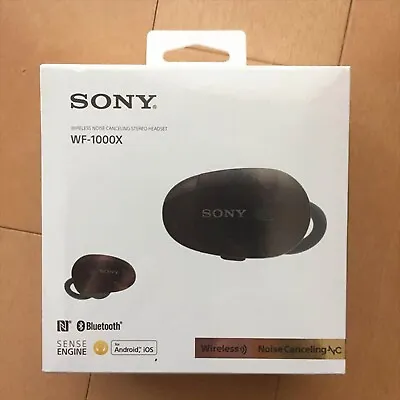 $287.46 • Buy SONY WF-1000X B Bluetooth Noise Cancelling Wireless Earphones Black F/S NEW