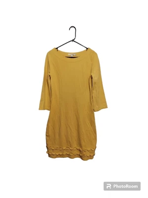 £36.39 • Buy Boden Ponte Knit Yellow Sz 6R Shift Dress Circle Hem 3/4 Sleeve Retro Coquette 
