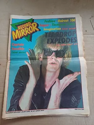 Record Mirror. 1982 . Julian Cope. Captain Sensible .  • £2.99