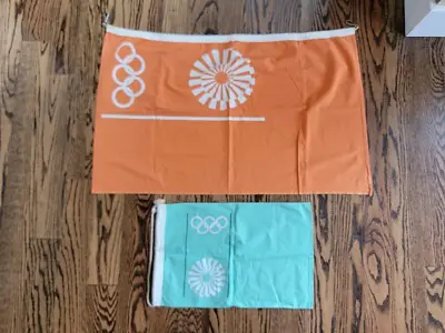 Original Flown 1972 Munich Olympic Flags-Nice Set • $80