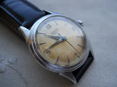 Extremely Rare1941 Vintage Croton Bumper Aquamatic360 El Swiss 4 Screw Back  • $249