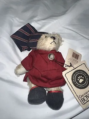 2002 Boyds Bears Disney Mohair POOH Winter Holiday  Mini Bear With Tags • $38
