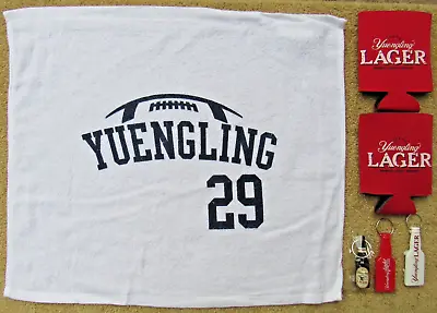 Lot Of 6 New Yuengling Lager Beer Items 1 Towel 2 Coozies 3 Bottle Openers PA • $9.99