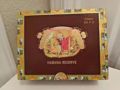 Habana Reserve Romeo Y Julieta Empty Hinged Wooden Cigar Box • $9