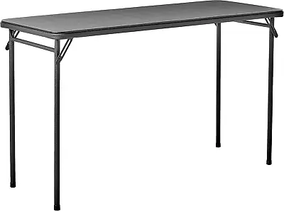 COSCO 20  X 48  Vinyl Top Folding Table Black • $53.99