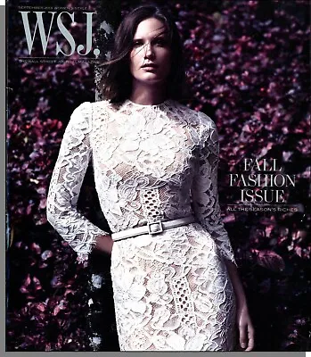 $6.99 • Buy WSJ The Wall Street Journal Magazine - 2013, September - Fall Fashion Issue!