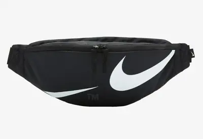 Nike Crossbody Waist Bag Fanny Pack Belt Festival Pouch Black Heritage Black • $26.42